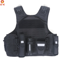 京州外贸激光快拆式战术背心1000D减震海绵防护防刺服NIJ IIIA防弓单衣-JC快拆战术背心(尼龙套)