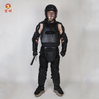京州防护防刺盔甲服 防爆服 硬质防暴服 全身防护铠甲 安保装备-防暴服+欧式钢网防暴头盔