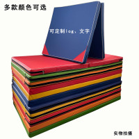 大唐御折叠帆布体操垫仰卧起坐垫 练功体育训练海绵垫子 有机硅120*60*10cm