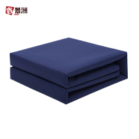 鑫景洲定型内务被标兵被帆布定型被子豆腐块棉花军训被模型 深海蓝 四折帆布定型被