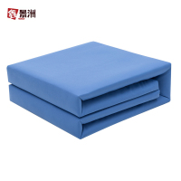 鑫景洲定型内务被标兵被帆布定型被子豆腐块棉花军训被模型 蓝色 四折无添加定型被