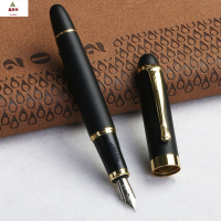 鑫京州金属转动圆珠笔商务礼品签字笔礼盒套装钢笔 子弹型0.7 亚面金件钢笔 3只