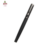 鑫京州莫兰迪色钢笔 简约刻花金属笔 磨砂商务礼品钢笔刻字 莫兰迪黑色 3只