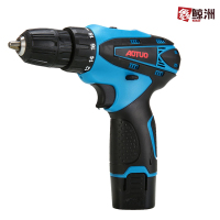 鑫鲸洲12V电动螺丝刀套装 锂电充电钻 电动螺丝刀起子机 手枪钻-牧田蓝双速一电一充+25件套推荐款