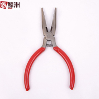 鑫鲸洲工业级老虎钳省力钢丝钳耐用多功能尖嘴钳家用斜口钳电工钳子*5个-4寸尖嘴钳
