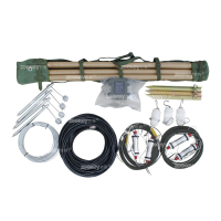 哲奇 ZQ-015A型车载携行式/固定式短波电台倒V宽带天线 免调谐 馈线15米+30米 功率150W