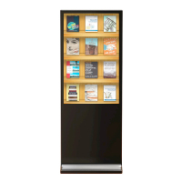 京州商用65英寸立式红外电子图书借阅机数字图书馆借书机瀑布流电子读报机阅读屏