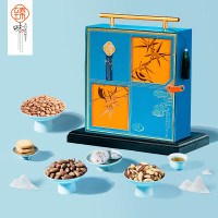 臻味 中秋节宋韵国潮坚果礼盒干果炒货蜜饯果干糕点零食礼品团购福利 宋之意 1015g