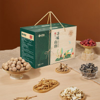 鲜品屋山珍礼盒节令食品送礼大礼包企业团购福利礼品 寻味山珍 305g