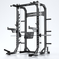 亿迈多功能史密斯机 商用飞鸟龙门架卧推深蹲架 室内综合健身器材-EM1093A深蹲升级款