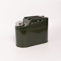 华恒臻便携式汽油桶铁桶燃料油箱汽油专用桶 升级加厚铝盖立式5升油桶