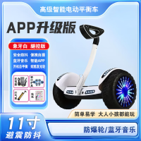 ZJLQ运动户外代步工具智能电动双轮平行车-11寸至尊版白色腿控套装