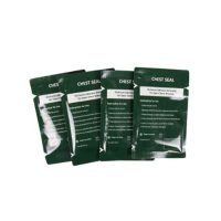 大唐御 四孔胸腔密封贴 圆形有孔胸部封闭贴 野外防护急救配件