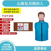 ZJLQ心肺复苏模拟人CPR心脏复苏模型教学急救模型人工呼吸假人-半身特惠(不含牛津袋)
