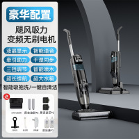 ccko无线智能洗地机电动拖把家用手持吸懒人清洁神器拖洗扫一体擦地机-黑色[豪华款]杀菌清洁液+2套滚刷滤网