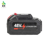 冀美汽车水枪家用电动洗车机充电洗车枪通用无线大功率高压洗车水枪-48HV电池