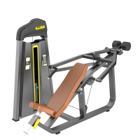 竞乐美健身房单功能力量训练器械 背肌腹部大小腿二头三头肩胸肌肉器材 WM-1113F上斜推胸训练器