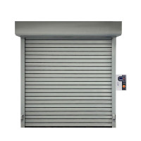 麦叶 入户门 进户门MY1铝合金电动卷帘门定做快速卷闸门单位车库车间快卷门每平方