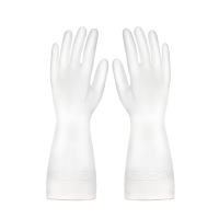 冀美加厚牛筋橡胶手套塑乳胶耐磨洗碗家务劳保洗衣服洗车胶皮防水厨房 尺码备注 纯色