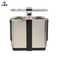 大唐御环卫垃圾桶不锈钢户外垃圾桶三四分类果皮箱钢木垃圾桶-JT-C27600