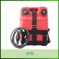 威尼盛外置油箱便携户外备用带手动泵油管油桶大容量油箱-12L油箱背包
