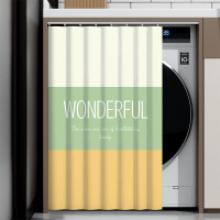 CCKO遮光帘阳台洗衣机防晒帘滚筒柜子遮挡帘 ZGL213 防水全遮光[送滑轨道]宽90cm*高120cm