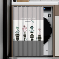 CCKO遮光帘阳台洗衣机防晒帘滚筒柜子遮挡帘 ZGL211 防水全遮光[送滑轨道]宽100cm*高140cm