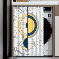 CCKO遮光帘阳台洗衣机防晒帘滚筒柜子遮挡帘 ZGL228 防水全遮光[送滑轨道]宽50cm*高90cm