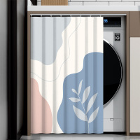 CCKO遮光帘阳台洗衣机防晒帘滚筒柜子遮挡帘 ZGL230 防水全遮光[送滑轨道]宽60cm*高90cm