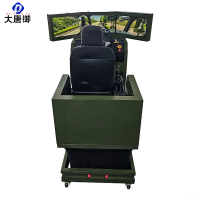 大唐御D103-D133V系列单座汽车驾驶模拟器通用运输车辆特情处理巡练平台 D133动感三自由三屏