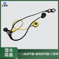 大唐御潜水装备 水域应急救援水肺轻潜套装 一二级调节器+备用调节器+三联表)