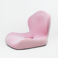 鑫景洲记忆棉办公室椅垫榻榻米屁垫汽车座垫懒人椅子学生一体靠垫坐垫 粉色泡泡布[38*36*9*33CM]