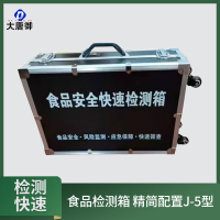 大唐御食品安全快速检测箱 智能检测仪器设备 精简配置J-5型 25新型