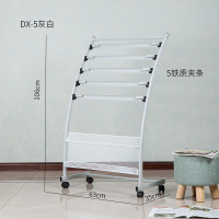 CCKO报纸夹架报刊架杂志宣传册展架户型图纸架书报资料收纳整 DX-5白 铁夹