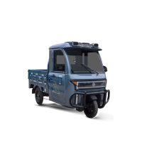 LAX金彭揽胜160尊享版电动三轮车半蓬拉货运输 精英动力款658变档