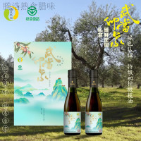 遇见武当橄榄油级初榨橄榄油食用油375ml*2礼盒装