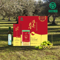 遇见武当特级初榨橄榄油金色阳光礼盒生态种植绿色认证1L+500ML