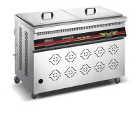 厨丰达 电炸炉商用 油水分离油炸锅商用摆摊大容量电热油炸炉燃气炸麻花炸油条机 100升