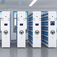 点云星辰 密集架档案柜移动密集柜档案架文件柜-智能一列七组每立方单价