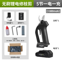 莱普森新款修枝剪果树树枝剪电剪刀户外快速无线电动园林剪刀 [牧田通用插脚]无刷锂电修枝剪5节一电一充(珍珠棉+