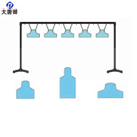 大唐御靶板靶纸巡练靶牌军训打靶器材-快反五头靶