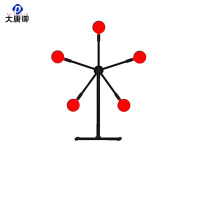大唐御靶板靶纸巡练靶牌军训打靶器材-风车靶
