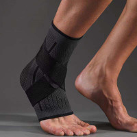 大唐御新兵战术爬行护膝护肘套装跪地内置护具军训护膝护腕防撞护具 护脚踝(2只装) L(130-170斤)