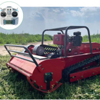 冀美割草机遥控柴油履带式农用四驱自走修剪机15马力割幅120cm柴油款