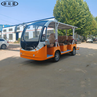 卓见星8-14座观光车四轮电动旅游景区公园售楼处看房接待车酒店民宿接驳车机场医院学校工厂摆渡车 四排十一座观光车套餐四