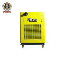 沃赫3/5/7/10/12/15/20KW柴油低噪音家用小型220V工地施工带轮移动式 50KW柴油发电机