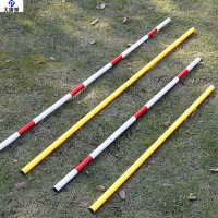 大唐御运动炼习标志杆蛇形跑绕杆桩 1.5米红白杆10根