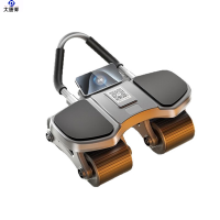 大唐御液晶大屏数显 健腹轮自动回弹 卷腹器健身器材 练腹肌锻炼神器