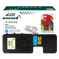 JT-CK5243C粉盒打印3000页适用Kyocera ECOSYS P5026cdn/P5026cdw(单位:支) 青色