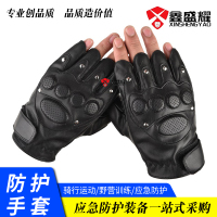 鑫盛耀防滑耐磨pu皮半指健身户外骑行运动器械训练军迷战术手套